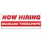 Signmission Now Hiring Massage Therapists Banner Apply Inside Accepting Application Single Sided B-30276 - alternate 1